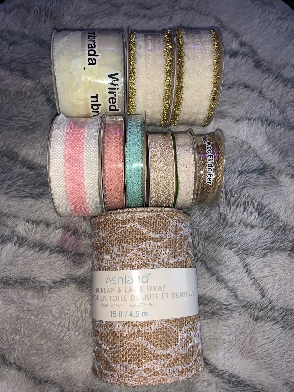 Brand New Lot of Lace & Burlap
